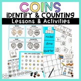 Counting Coins | Identifying Coins | Money Coin Worksheets