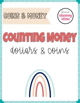 Preview of Coins & Money | Counting Dollars | Coins Practice | EDITABLE