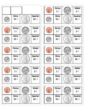 Preview of Coins Reference Labels