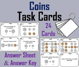 Counting Money Mixed Coins Task Cards Activity for 2nd to 