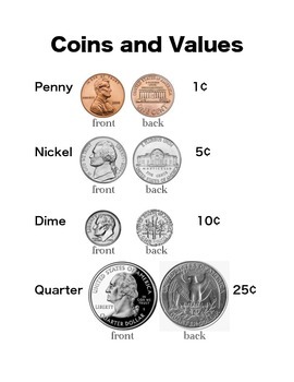 Preview of Coins and Values
