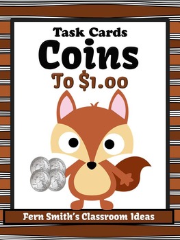 Preview of Money Task Cards Coins to One Dollar
