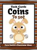 Money Task Cards for Coins to 50 Cents Recording Sheets Included