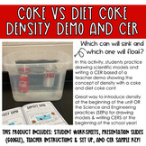 Coke & Diet Coke Can Density Demo CER and Modeling Practice