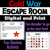 Cold War Activity Escape Room