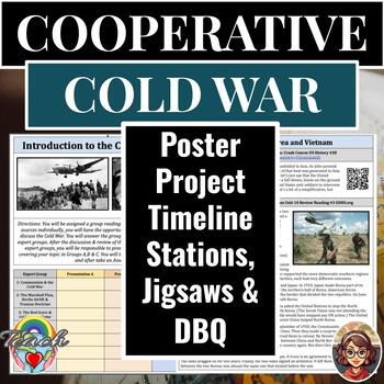 Preview of Cold War Bundle Unit, DBQs, Timeline, Jigsaws, Korea, Vietnam & Ukraine