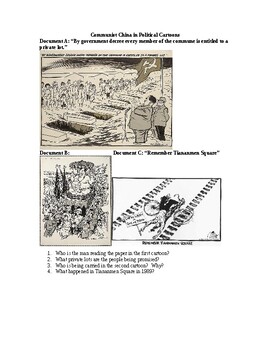 Preview of Cold War China and Korea: Communist China in Political Cartoons