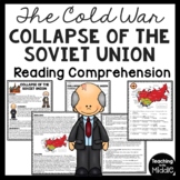 Cold War Collapse of the Soviet Union  Reading Comprehensi