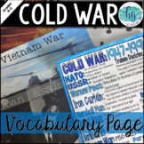 Cold War Vocabulary Page