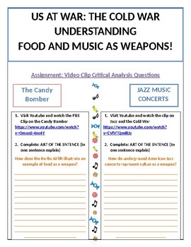 cold war critical thinking questions