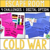 Cold War Escape Room Activity, Space Race, Proxy Wars, Sup