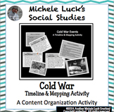 Cold War Events Timeline & Mapping Activity World History
