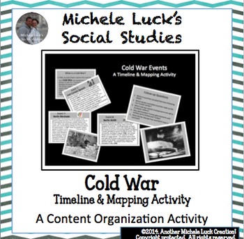 Preview of Cold War Events Timeline & Mapping Activity World History