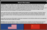 Cold War Film Analysis- Rocky IV