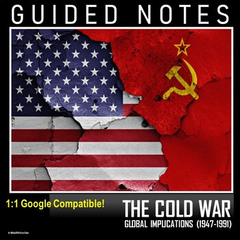 Preview of Cold War Guided Notes Packet (Global / World History)