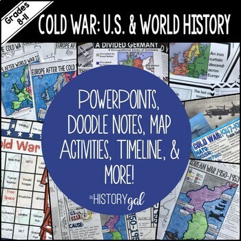 Preview of Cold War Lesson Bundle for U.S. and World History Units