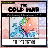Cold War Map Activity: The Iron Curtain and Alliances (Color and Label!)