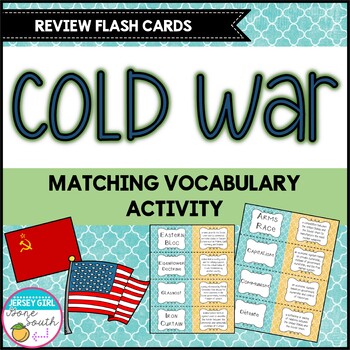 Preview of Cold War Matching Vocabulary Activity