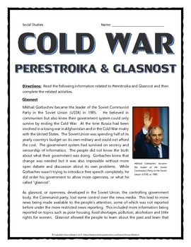 perestroika cold war