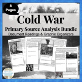 Cold War Primary Source Activity Bundled Set - Homework, Teamwork, Class Review