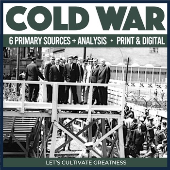 Preview of Cold War Primary Sources Activity Analysis Worksheets 6-Pack