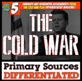 Cold War Reading Passages Primary Source Activities + Diff