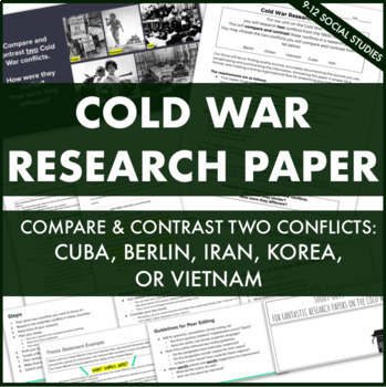 Preview of Cold War Research Paper/Essay: Compare & Contrast Cuba, Berlin, Vietnam, Korea
