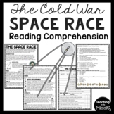 Cold War Space Race Informational Reading Comprehension Wo