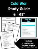 Cold War Study Guide and Test
