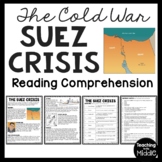 Cold War Suez Crisis Reading Comprehension Informational W