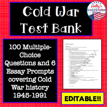 Preview of Cold War Test Bank