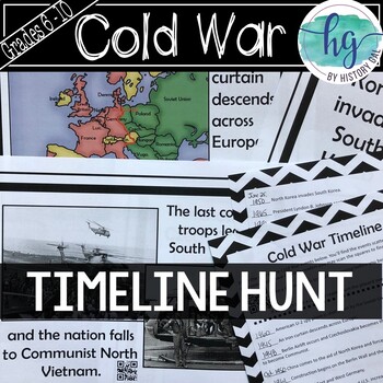 Preview of Cold War Timeline Activity