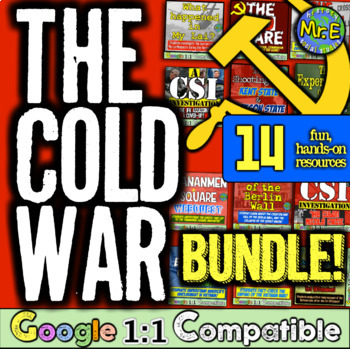 Preview of Cold War Unit Activities Bundle | Vietnam War, Korean War, Fall of Soviet Union
