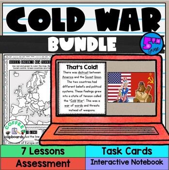 Preview of Cold War Unit Bundle SS5H5 Lessons, Test, Activities
