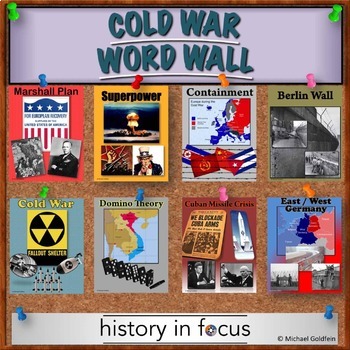 Preview of Cold War Word Wall