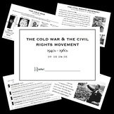 Cold War and Civil Rights Movement interactive flip book A