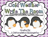 Cold Weather Write The Room Fun-Differentiated and Aligned