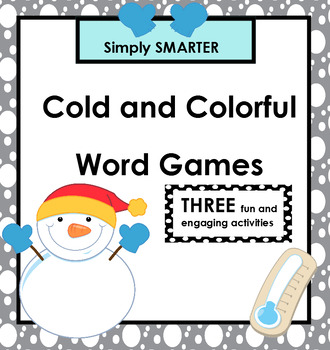 Preview of SMARTBOARD Cold and Colorful Word Games