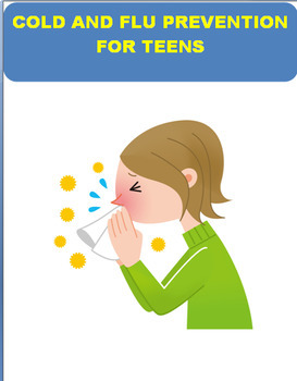 Preview of Health - Cold and Flu in Teens- 3 activities. CDC Health Standard 7