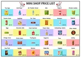 Coles Minis Tiny Shop (Editable)