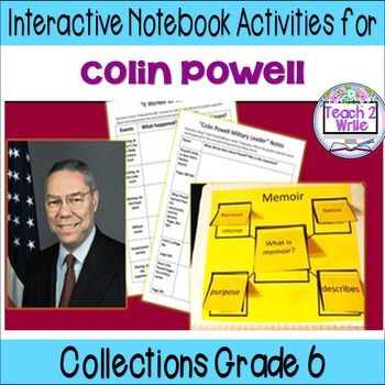 Preview of Colin Powell Interactive Notebook Activities for HMH Collection 5 Grade 6