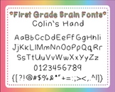 Colin's Hand Free Font for Personal and Commerical Use!