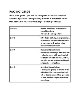Preview of Collaboration 101 - Fun Speaking Activity - Norms & Roles Practice-Worksheets