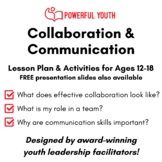 Collaboration & Communication *Lesson Plan + Activities* (