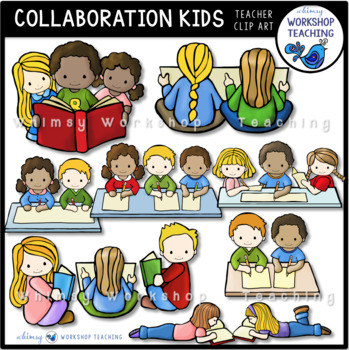 Preview of Collaboration Kids Clip Art