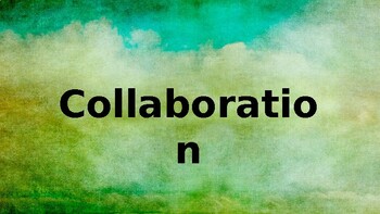 Preview of Collaboration Lesson PPT with examples