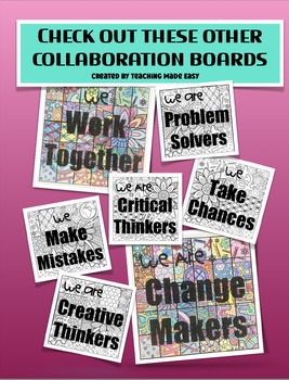 Preview of Collaboration Posters STEM