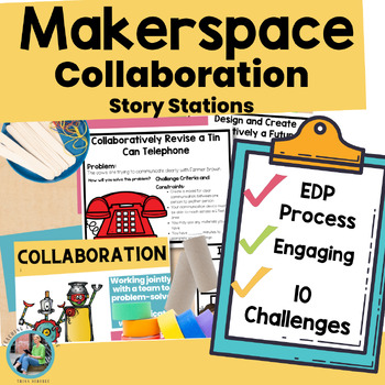 Preview of Collaboration STEM Activities & Challenges for Makerspace or Maker Space & STEAM