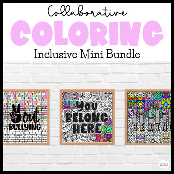 Preview of Collaborative Art Bundle | Diversity and Inclusion | Empathy Activities