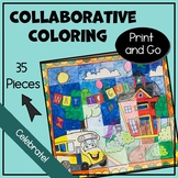 Collaborative Coloring Poster After State Testing Activiti
